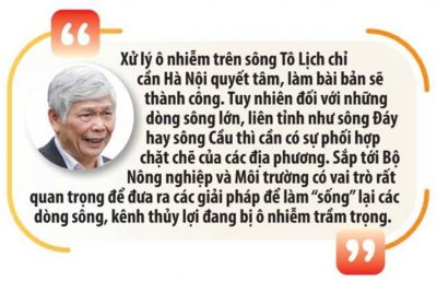 Nước Sạch Vào Sông Tô Lịch